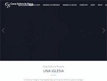 Tablet Screenshot of casaroca.org